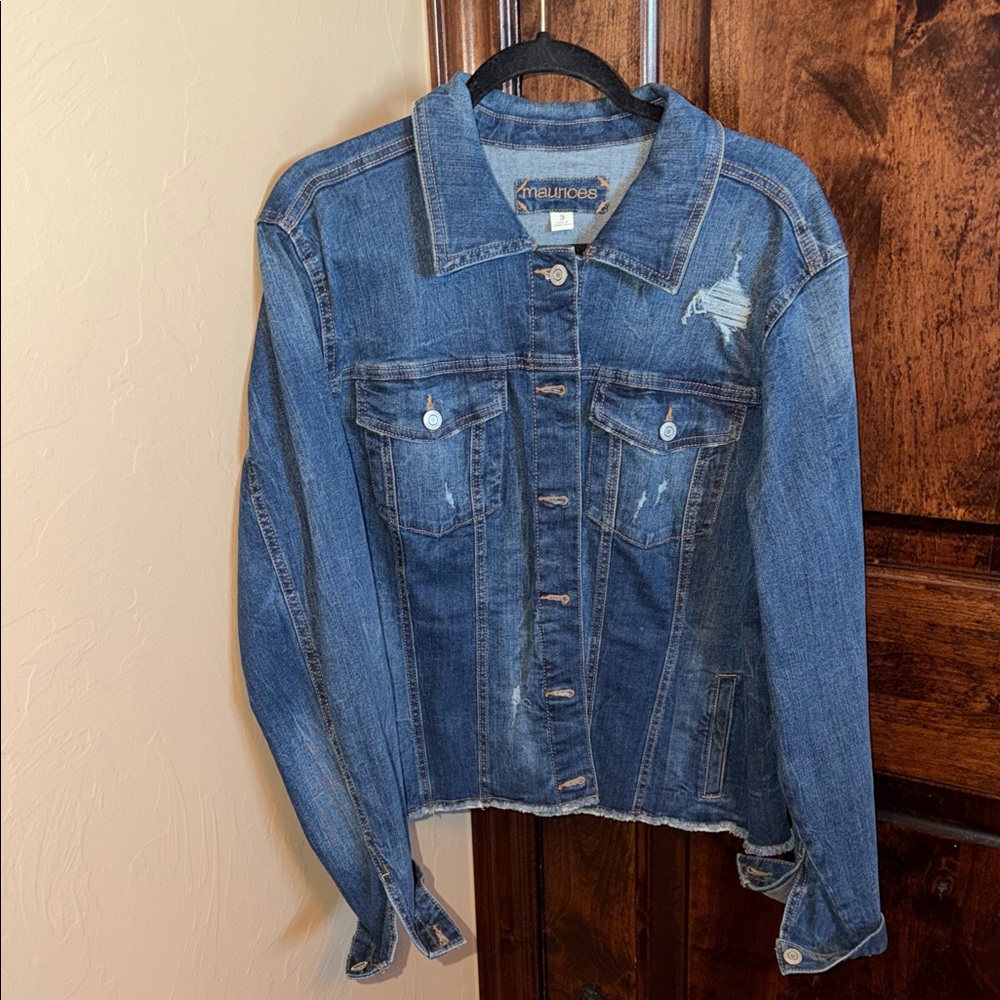 Maurices Classic Blue Jean Jacket 3X